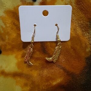 Elegant Gold Hook Earrings